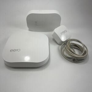 eero Pro B010001 2nd Generation AC Tri-Band Mesh Router AND D010001 Extender
